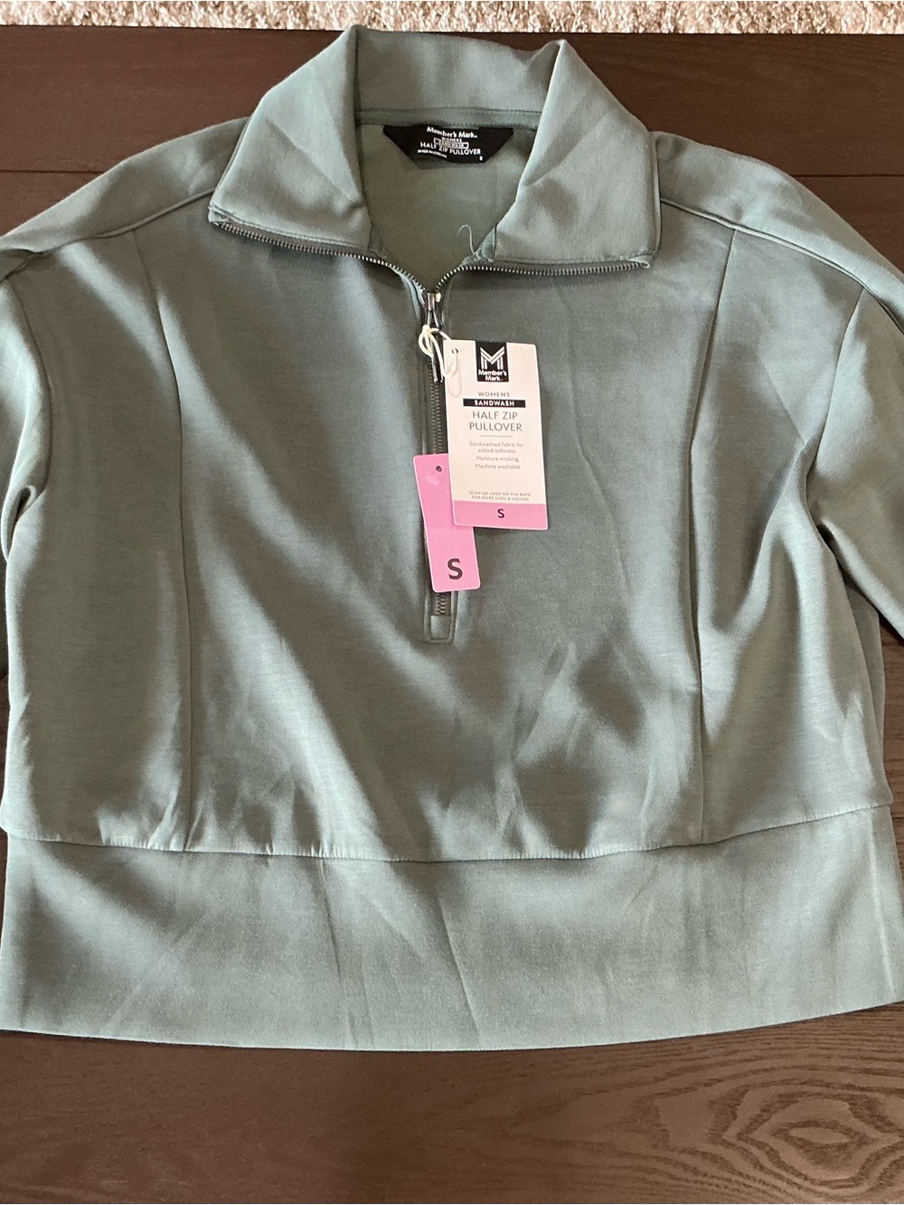 Sage Half-Zip Pullover - S